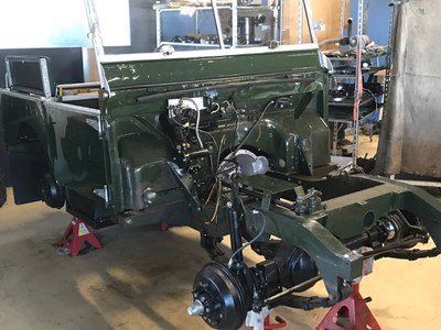 Restauratie Land Rover series 1 van 1954