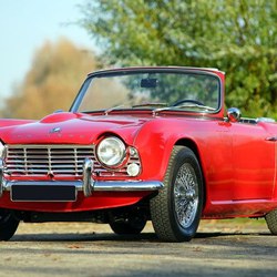 Triumph TR4 in concours staat !